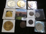 (10) Different Tokens & medals including an Ottumwa City Lines token.