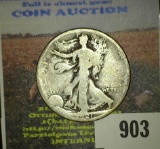 1921 S Walking Liberty Half Dollar. Key date.