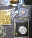 Cheerios Penny Which Was A Premium In A Cereal Box, Walt Disney 25th Anniversary Medal, And Cal Ripk