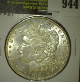 1881 P High grade Morgan Silver Dollar.