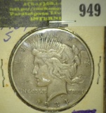 1934 S U.S. Peace Silver Dollar.