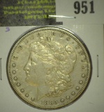 1885 S Morgan Silver Dollar. Nice grade.