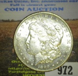 1890 S High grade Morgan Silver Dollar.