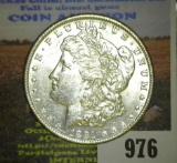 1891 P High grade Morgan Silver Dollar.