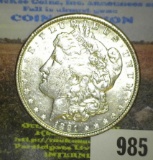 1891 P High grade Morgan Silver Dollar.