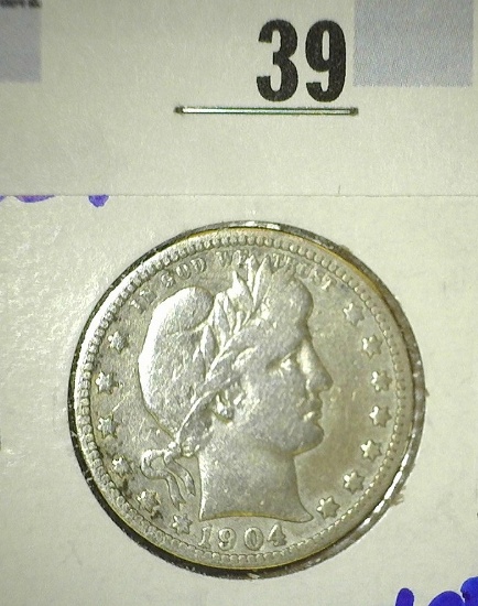 1904 Barber Quarter