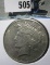 1925 P U.S. Peace Silver Dollar.