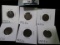 (6) Rare 1922 D Lincoln Cents grading VG-F. Includes some die varieties.