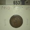 1879 Indian Head Cent, Good.