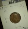 1914 D Lincoln Cent, Key date, Good+.