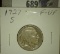1927 S Buffalo Nickel, Fine-VF.