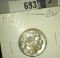 1937 P Buffalo Nickel, Brilliant Uncirculated.