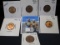 1950 D, 51 D, 52 P, S, 53 S, & 54 P Lincoln Cents. All BU.