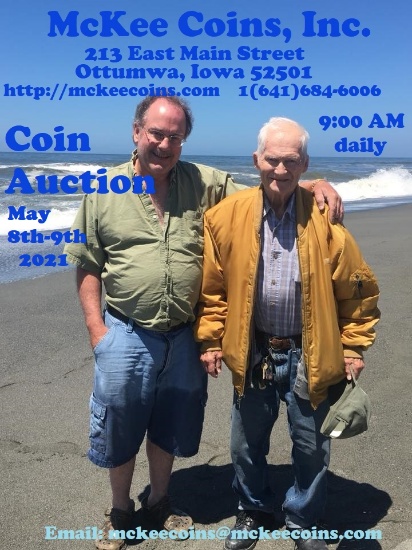 Mckee Coins Inc. Live Auction May 8-9