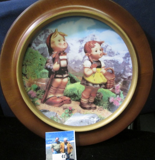 M.J. Hummel Plate "Little Explorers" from the Plate Collection "Little Companions" Plate No. T2335,