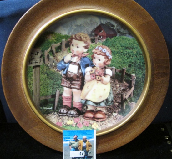 M.J. Hummel Plate "Country Crossroads" from the Plate Collection "Little Companions" Plate No. T2335