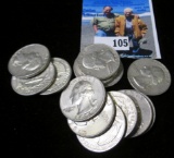 (13) Old U.S. 90% Silver Quarters. ($3.25 face value).