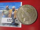 1923 S U.S. Peace Silver Dollar.