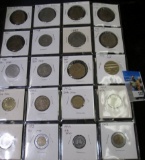 (20) Various carded Mexican Coins in a 2