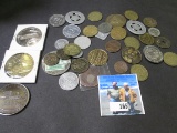 Interesting group of Foreign Coins, Medals, & Tokens.