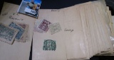 Large Collection of envelopes of various foreign stamps including Russia.