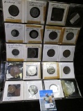 Lots of Silver in this group of mostly Great Britain Coins. All stored in a PVC damaged plastic page