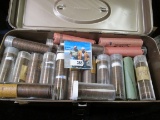 (45) Rolls of Old Lincoln Cents, the majority of which are Wheat Cents and sorted by date. Stored in