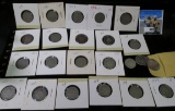 (25) Old Liberty Nickels, most of which are carded.