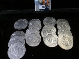 (20) Old Eisenhower Dollars.