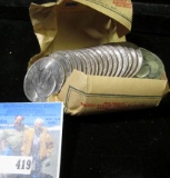 1971 D BU Roll of Eisenhower Dollars.