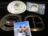 (4) different Western Style Belt Buckles.