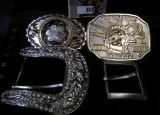 (4) Belt Buckles including the Statue of Liberty.