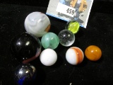 (9) Collector Marbles including shooters.