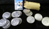 (20) 1976 Bicentennial & (20) 1967 40% Silver Kennedy Half Dollars.