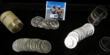 Mixed Roll of 20 BU 1968 D & 69 D Kennedy 40% Silver Half Dollars; (6) 1973 D Kennedy Half Dollars;