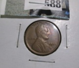 1922 D Lincoln Cent, VF/EF. Semi-key date from a die variety set