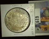 1902 O Morgan Silver Dollar. Brilliant Uncirculated. Nicely toned.