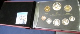 2009 Sterling Silver Commemorative Canada Proof Set with Dollar, 8-pieces.