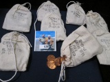 (8) Original U.S. Mint Bags of PDS 1972 & 73 Cents, 15 coins in each bag.