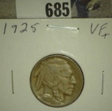 1925 P Buffalo Nickel, Fine +.