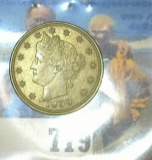 1899 Liberty Nickel, AU.