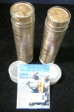 1972 S & 73 S Gem BU Solid-date Rolls of Lincoln Cents.