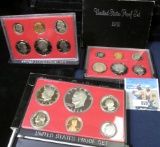 1978 S, 81 S, & 82 S U.S. Proof Sets in original plastic cases.