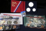 1988 & 93  P & D U.S. Mint Sets; & 1976 S Three Piece Silver Proof Set.