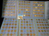 (2) Partial Sets of Lincoln Cents in blue Whitman folders.