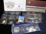 1967 U.S. Special Mint Set in original box as issued; 1984 & 1988 P & D U.S. Mint Sets in original e