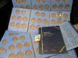 (5) Whitman Blue Coin folders covering the whole series of Morgan and Peace Dollars. Used.