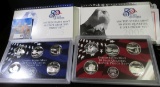 2005 S Silver and Clad Proof State Quarter Sets.