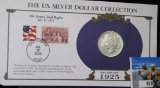 1925 P Peace Silver Dollar in a special Postmarked cover with stamps issued from Dayton, TN. in 2005