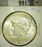 1922 S High Grade Peace Silver Dollar